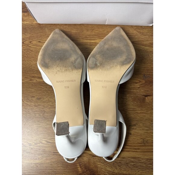Marc Fisher Women's HADYA Pump White Size 10 M - Picture 7 of 7